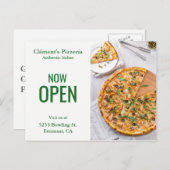 Pizzeria Opening | Nu geopend | Direct mail Briefkaart (Voorkant / Achterkant)
