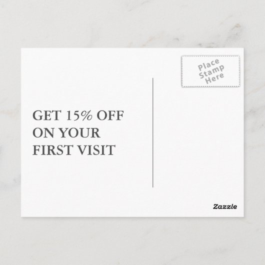 Pizzeria Opening | Nu geopend | Direct mail Briefkaart (Achterkant)