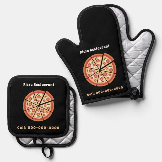 pizzeria ovenwant & pannenlap set (Voorkant / Achterkant)