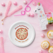 pizzeria papieren bordje (Feest)