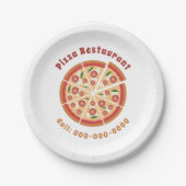 pizzeria papieren bordje (Voorkant)