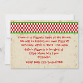 Pizzeria Party Girl Kaart (Achterkant)