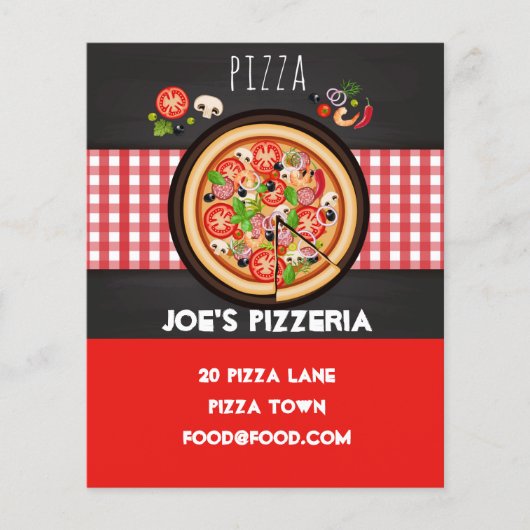 Pizzeria Pizza restaurant Flyer (Voorkant)