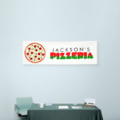 Pizzeria Pizza Verjaardagsfeest Spandoek (Beurs)