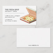 pizzeria | pizzadoos visitekaartje (Voorkant / Achterkant)