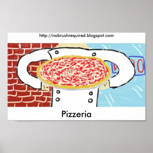 Pizzeria Poster (Voorkant)