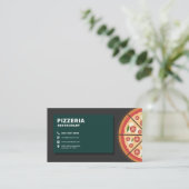 Pizzeria Restaurant Loyalty Kaart Visitekaartje (Staand voorkant)