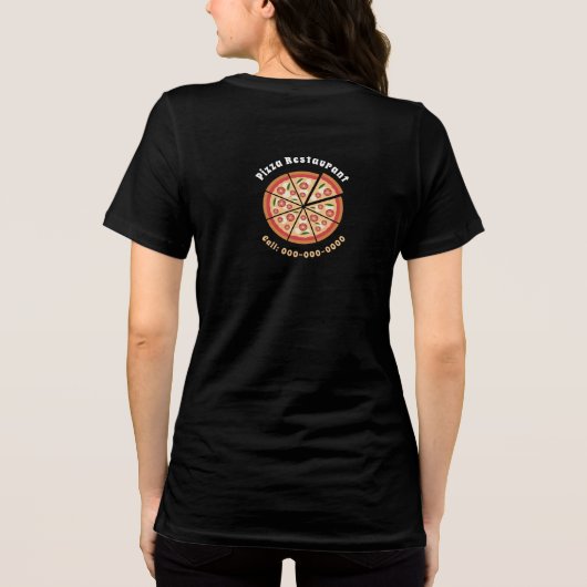 pizzeria Tri-Blend shirt (Achterkant)
