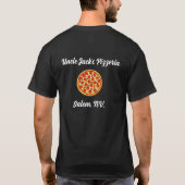 Pizzeria Uniform Volledig  Tekst T-shirt (Achterkant)