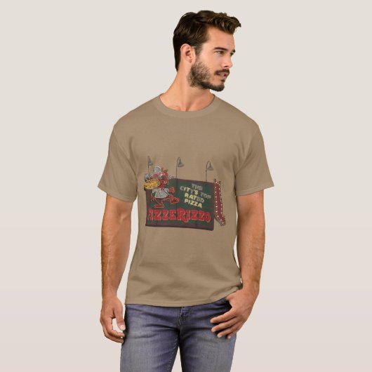 Pizzerizzo its rat pizza t-shirt (Voorkant volledig)