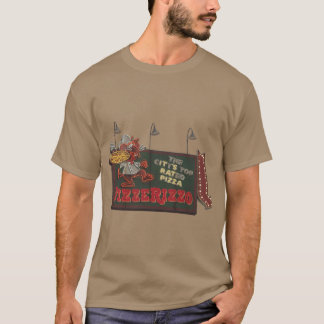 Pizzerizzo zijn rat pizza t-shirt