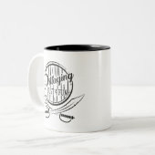 PJ4f "Barrel"-Mok Tweekleurige Koffiemok (Voorkant links)