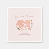 Pj and prosecco bridal shower servet (Voorkant)