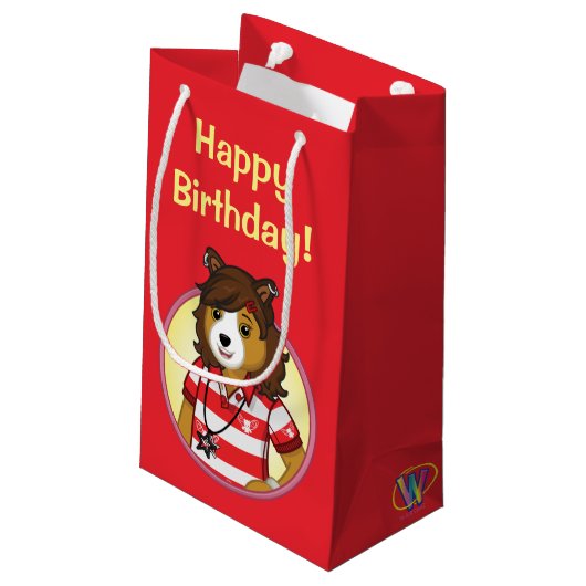 PJ Collie Klein Cadeauzakje (Achterkant Gekanteld)