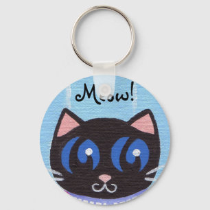 PJ Kat, miauw! Button Sleutelhanger