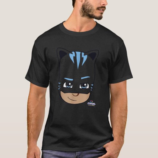 PJ maskeert Catboy Big Face Power Hero Portret T-shirt (Voorkant)