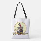 PJ McMouse CANVAS TAS! Tote Bag (Achterkant)