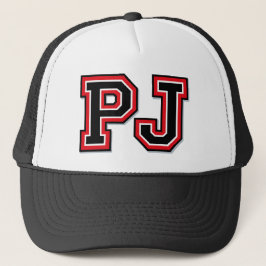 'PJ'-monogram Trucker Pet