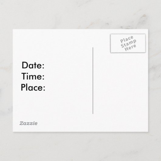  PJ-PARTIJ! UITNODIGING BRIEFKAART (Achterkant)