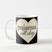 Pjamas De hele dag Koffiemok (Links)