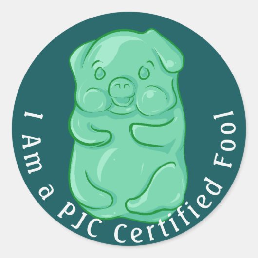 PJC-gecertificeerde tool Ronde Sticker (Voorkant)