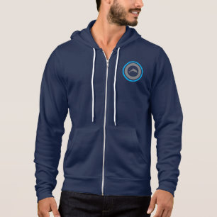 PJK Bella Zip Hoodie / Unisex / dolfijnenblauw