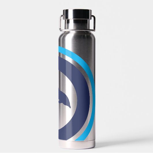 PJK Vacuüm Geïsoleerde 22oz Fles / dolfijn cropped (Achterkant)