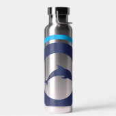 PJK Vacuum Insulated 22oz Bottle / dolphin cropped Waterfles (Links)