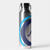 PJK Vacuum Insulated 22oz Bottle / dolphin cropped Waterfles (Voorkant)