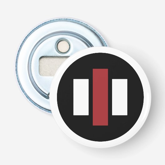PJP Logo - Pierce Jackson Productions Merchandise Button Flesopener (Voorkant)