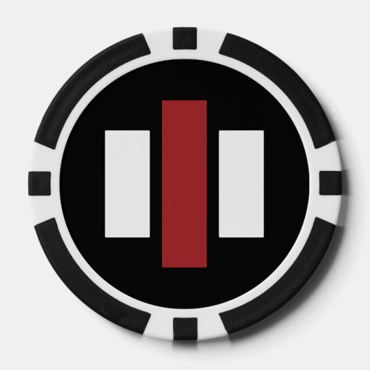 PJP-logo - Pierce Jackson Productions Merchandise Poker Chips (Voorkant)