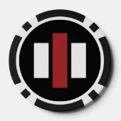 PJP-logo - Pierce Jackson Productions Merchandise Poker Chips (Achterkant)