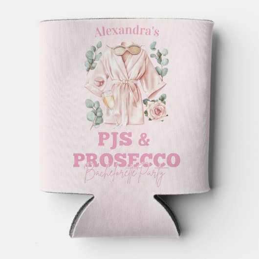 Pjs en Prosecco Bachelorette Blikjeskoeler (Voorkant)