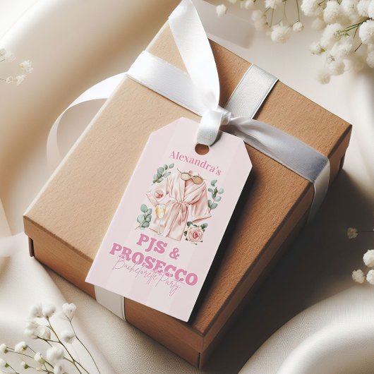 Pjs en Prosecco Bachelorette Cadeaulabel