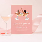 PJ's en Prosecco Pajama Party Verjaardagsfeest Kaart