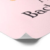 Pjs en Prosecco Pink Spa vrijgezellenfeest Poster (Hoek)