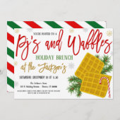Pjs en Waffles Vakantie uitnodiging (Voorkant / Achterkant)