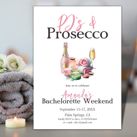 PJ's Prosecco Spa Bachelorette Party Route Kaart