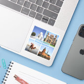 PK Karachi - Mazar e Quaid - Mohatta Palace - Sticker (Laptop met iPhone)