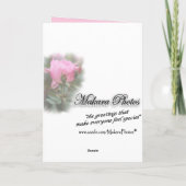 Pk Knockout Roos Sympathie- aanpasbaar voor elke g Kaart (Achterkant)