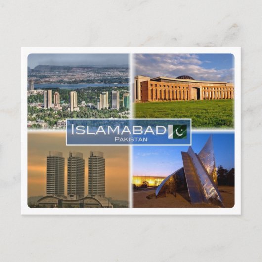 PK Pakistan - Islamabad - Briefkaart (Voorkant)