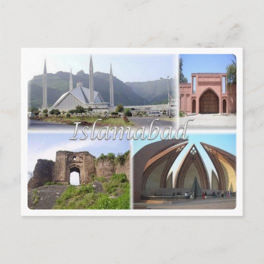 PK Pakistan - Islamabad - Briefkaart (Voorkant)