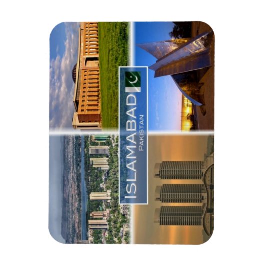 PK Pakistan - Islamabad - Magneet (Verticaal)