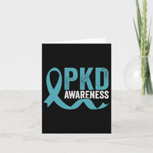PKD-bewustzijn Polycystische nierziekte Warrior FI Kaart