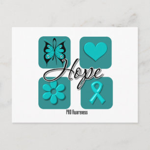 PKD Hope Love Inspire Awareness Briefkaart