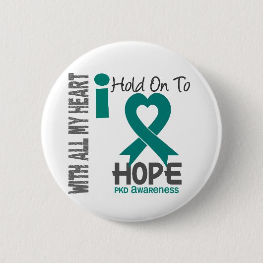 PKD ik hou vol hoop Ronde Button 5,7 Cm (Voorkant)
