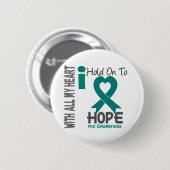 PKD ik hou vol hoop Ronde Button 5,7 Cm (Voorkant /achterkant)