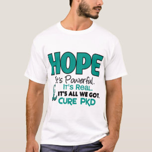 PKD Polycysteus Nierziekte HOPE 1 T-shirt