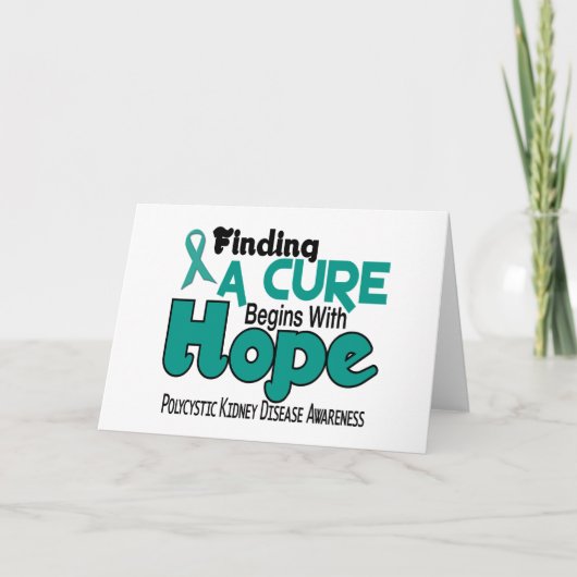 PKD Polycysteus Nierziekte HOPE 5 Kaart (Voorkant)