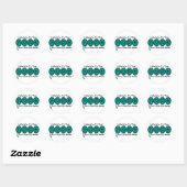 PKD Polycysteus Nierziekte HOPE 6 Ronde Sticker (Vel)